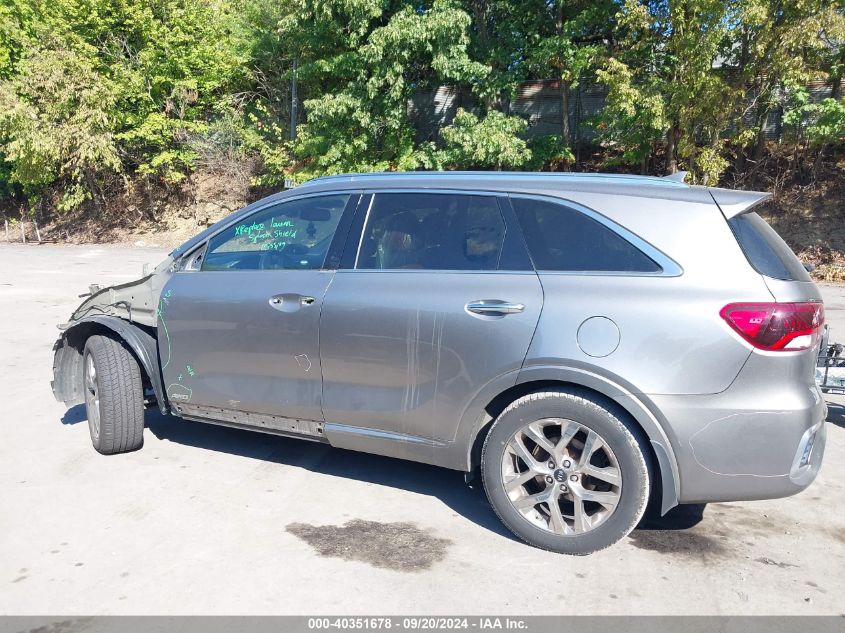 2019 Kia Sorento 3.3L Sxl VIN: 5XYPKDA54KG447972 Lot: 40351678