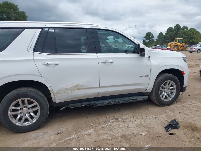 2021 Chevrolet Tahoe 2Wd Ls VIN: 1GNSCMED8MR464343 Lot: 40351697