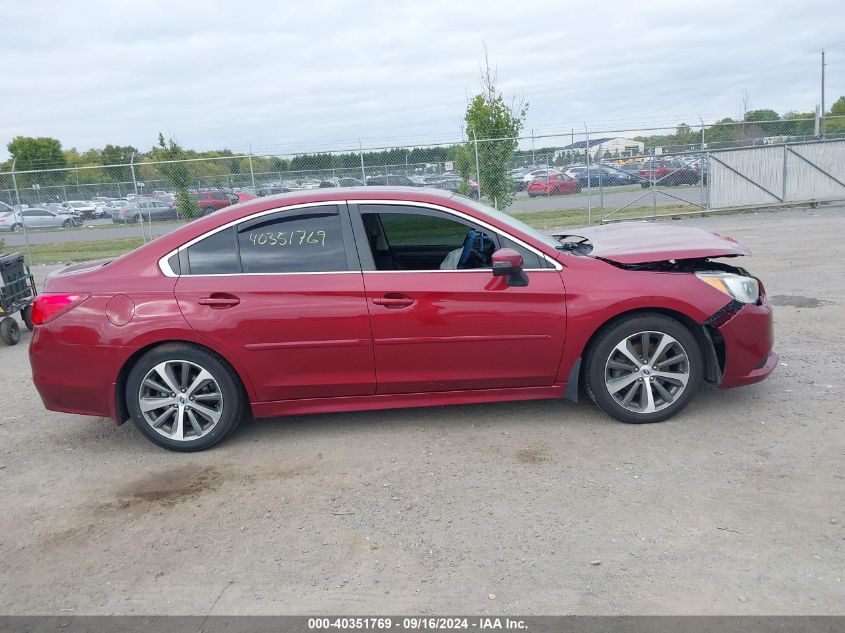 2016 Subaru Legacy 3.6R Limited VIN: 4S3BNEN60G3044495 Lot: 40351769