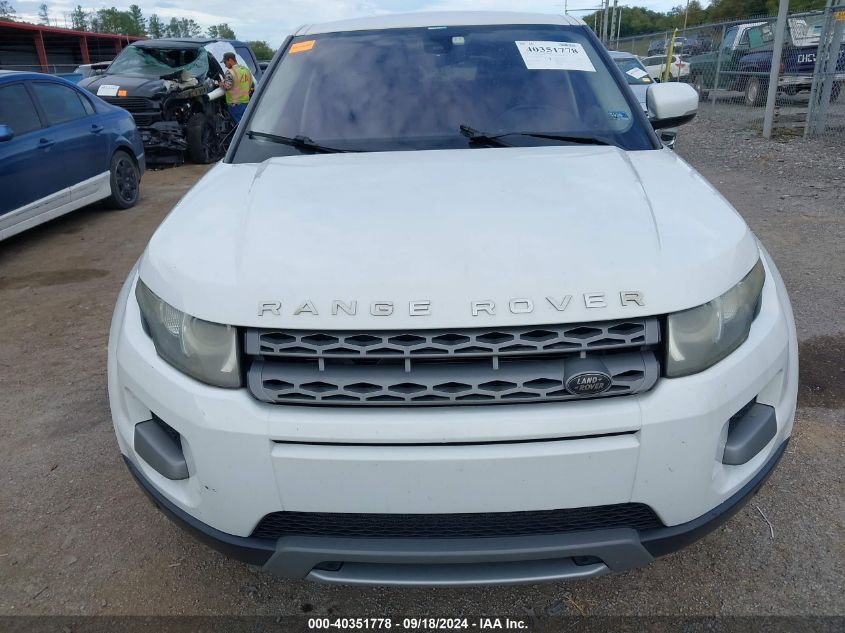 2013 Land Rover Range Rover Evoque Pure VIN: SALVN2BG7DH738567 Lot: 40351778