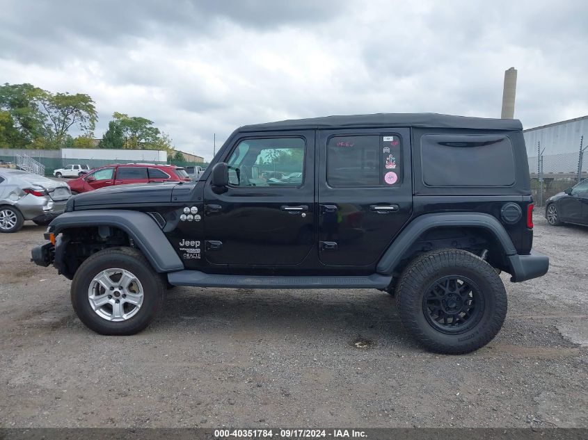 2018 Jeep Wrangler Unlimited Sport S 4X4 VIN: 1C4HJXDG0JW257755 Lot: 40351784