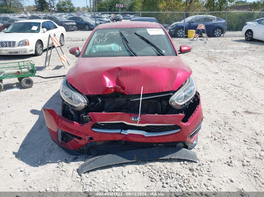 2019 Kia Forte Lxs VIN: 3KPF24AD8KE091140 Lot: 40351822