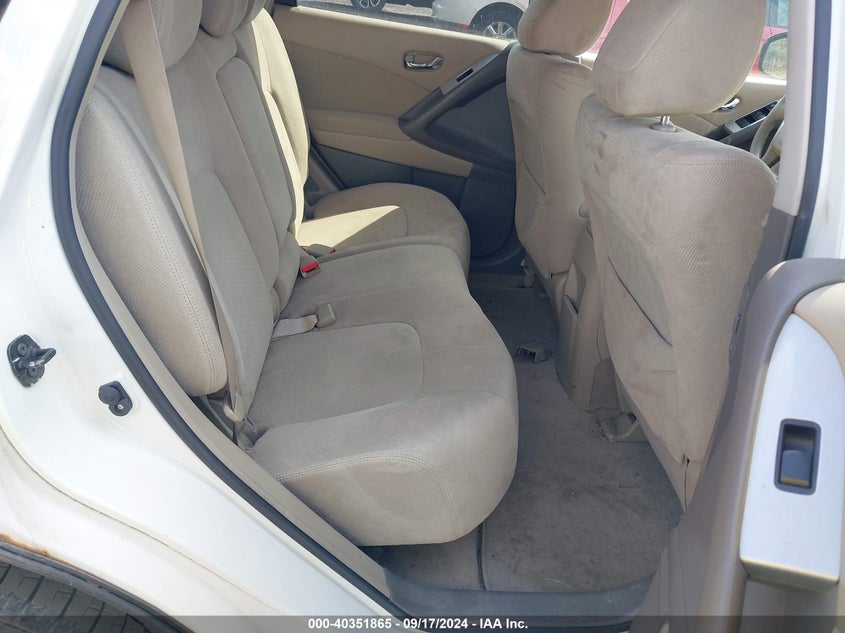 2010 Nissan Murano S VIN: JN8AZ1MW2AW104751 Lot: 40351865