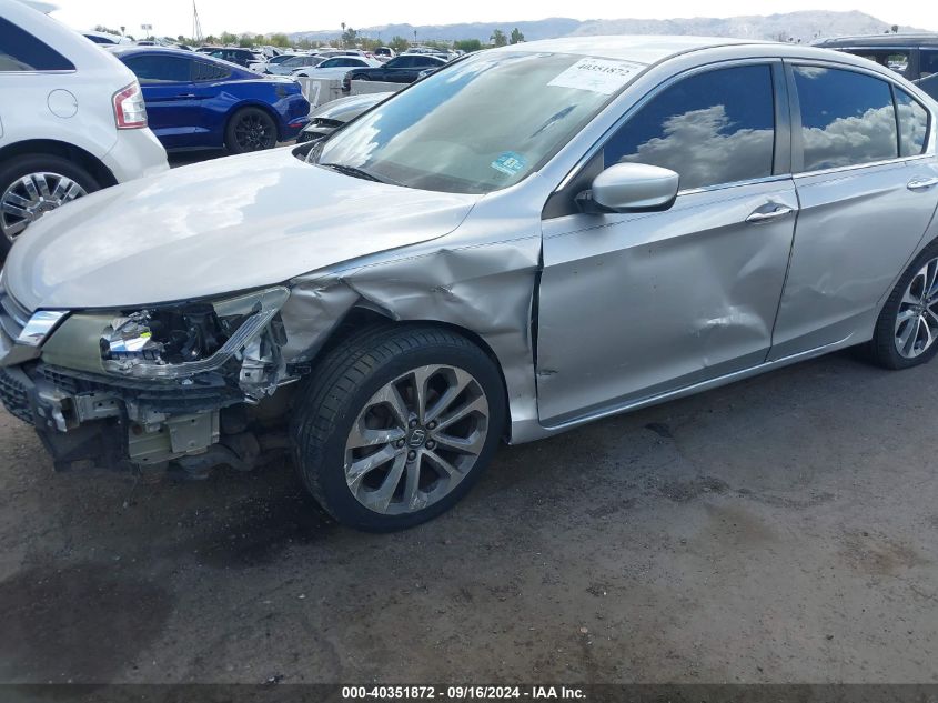 1HGCR2F50EA023878 2014 Honda Accord Sport