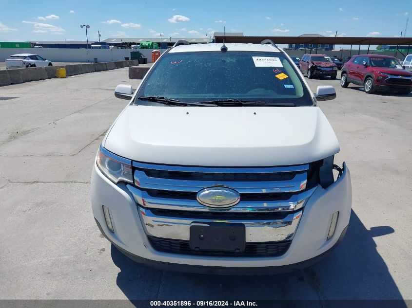 2013 Ford Edge Sel VIN: 2FMDK3JC7DBB25647 Lot: 40351896