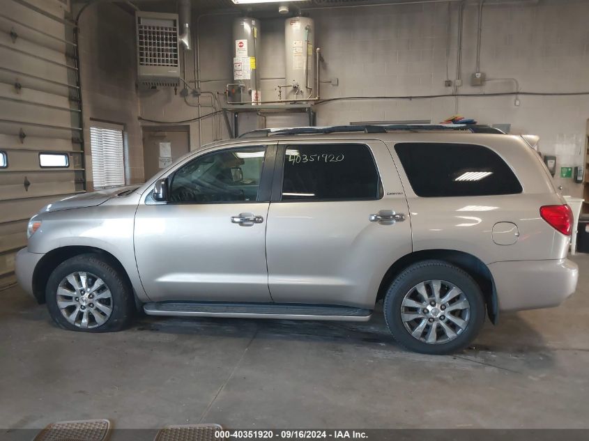 2008 Toyota Sequoia Limited VIN: 5TDBY68A08S000638 Lot: 40351920