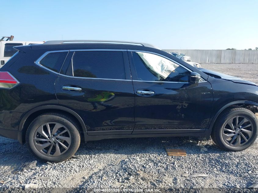 2016 Nissan Rogue S/Sl/Sv VIN: 5N1AT2MT8GC836610 Lot: 40351926