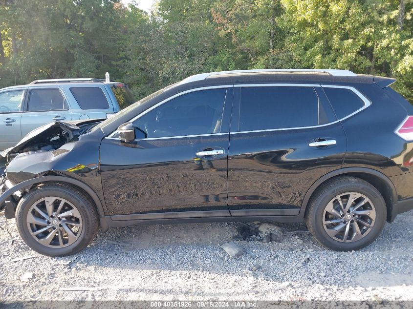 2016 Nissan Rogue S/Sl/Sv VIN: 5N1AT2MT8GC836610 Lot: 40351926