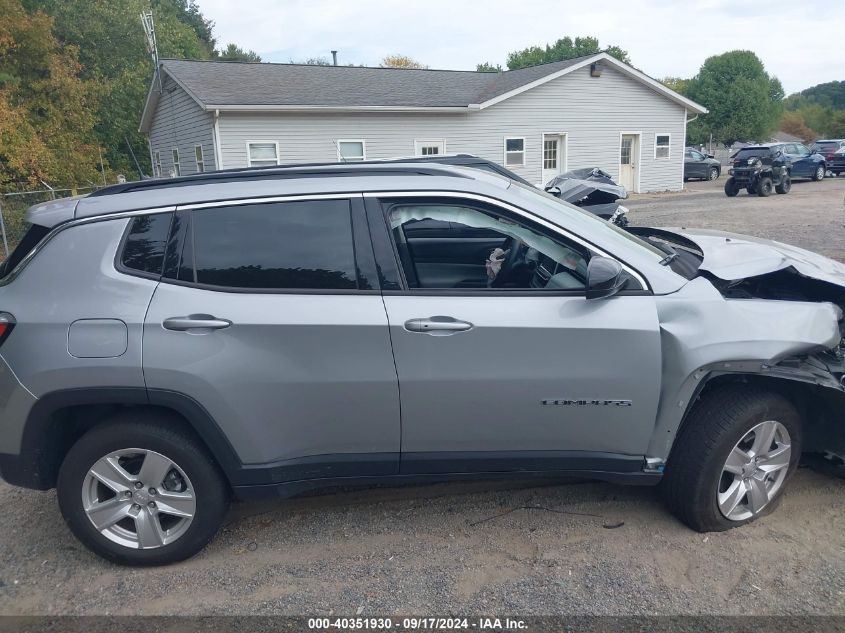 2022 Jeep Compass Latitude 4X4 VIN: 3C4NJDBB1NT105228 Lot: 40351930