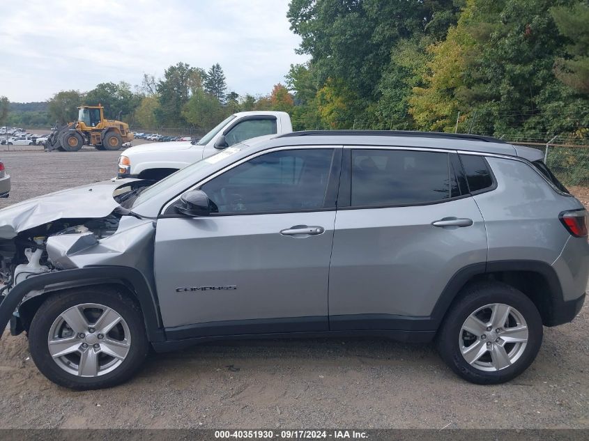 2022 Jeep Compass Latitude 4X4 VIN: 3C4NJDBB1NT105228 Lot: 40351930