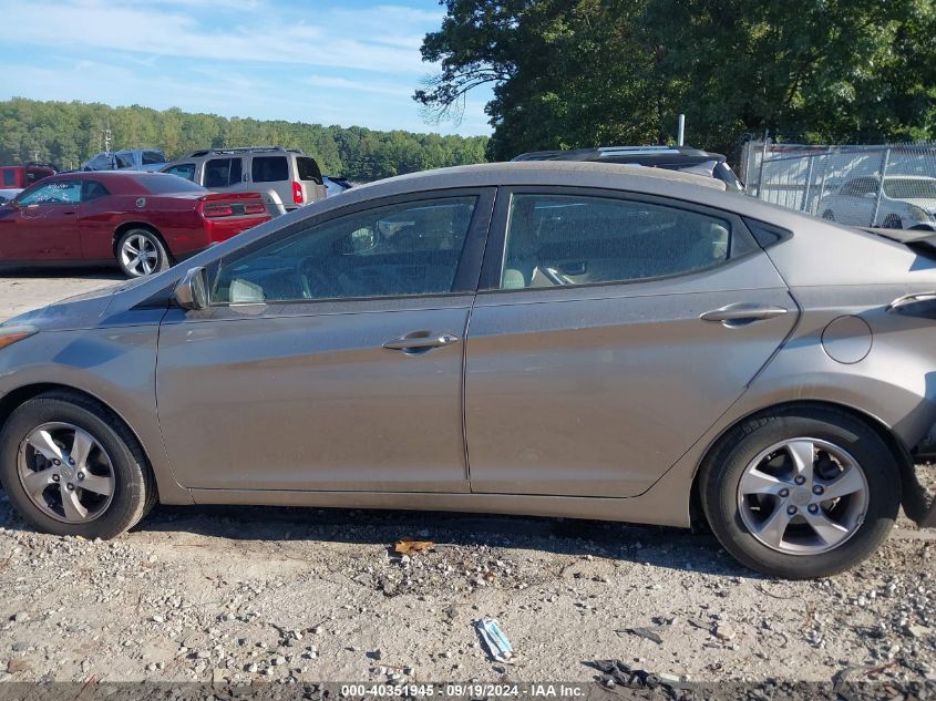 2014 Hyundai Elantra Se VIN: 5NPDH4AE2EH531805 Lot: 40351945