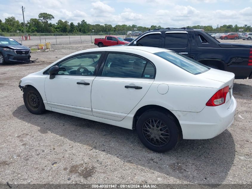 2009 Honda Civic Vp VIN: 2HGFA16309H345568 Lot: 40351947