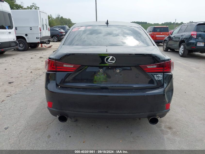 2015 Lexus Is 350 VIN: JTHCE1D25F5006130 Lot: 40351981