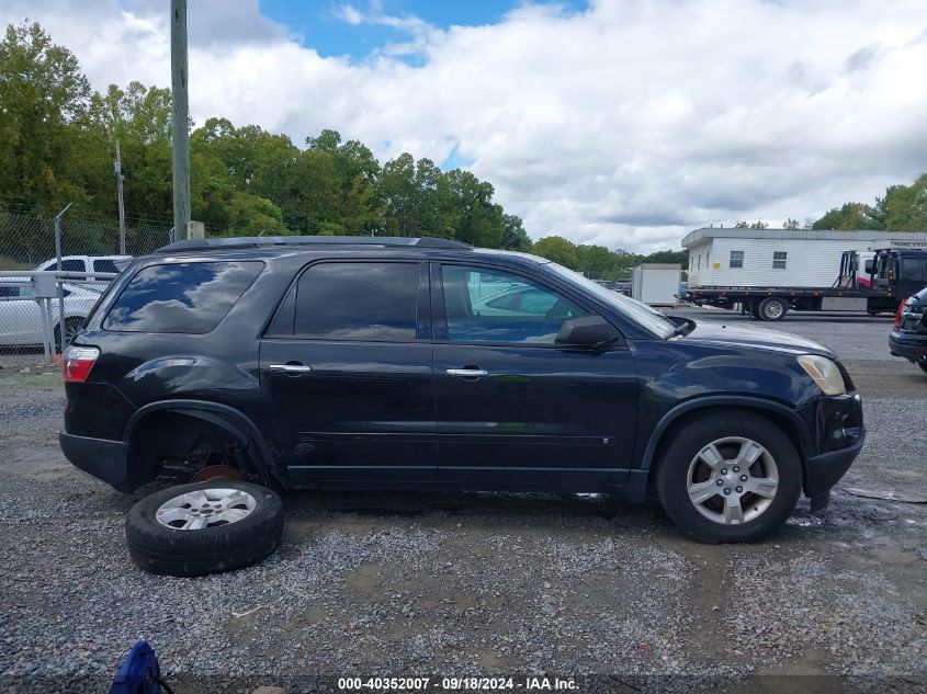 1GKLRLEDXAJ112949 2010 GMC Acadia Sle