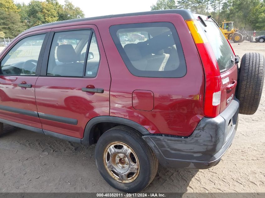 2004 Honda Cr-V Lx VIN: SHSRD78464U236339 Lot: 40352011