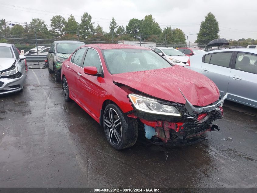 1HGCR2F58HA296992 2017 HONDA ACCORD - Image 1