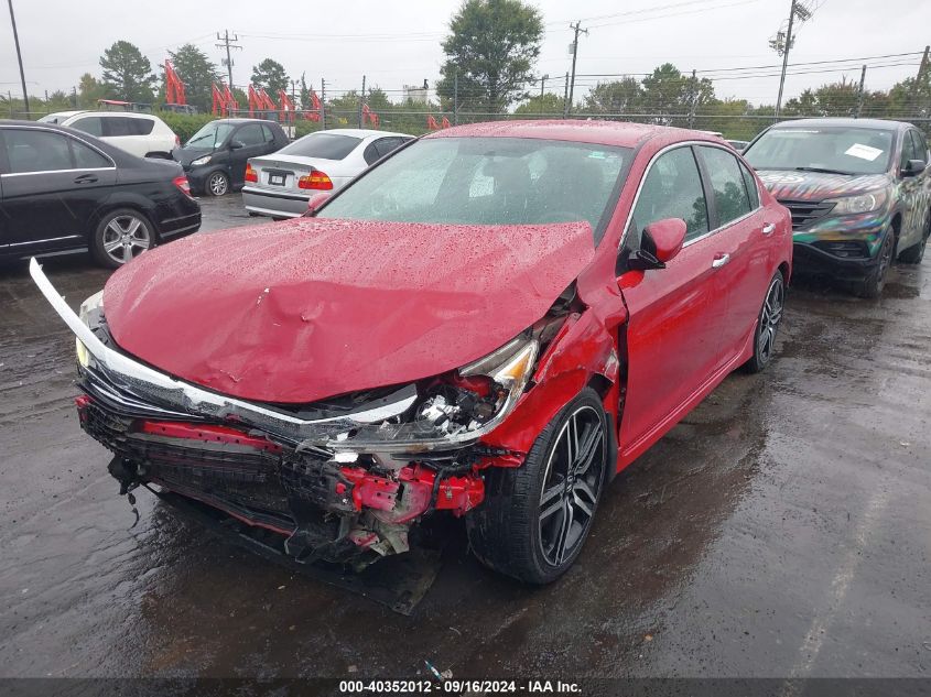 1HGCR2F58HA296992 2017 HONDA ACCORD - Image 2