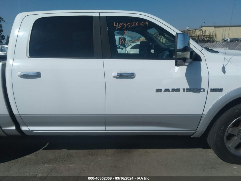 2012 Ram 1500 Laramie VIN: 1C6RD7NT4CS158459 Lot: 40352059