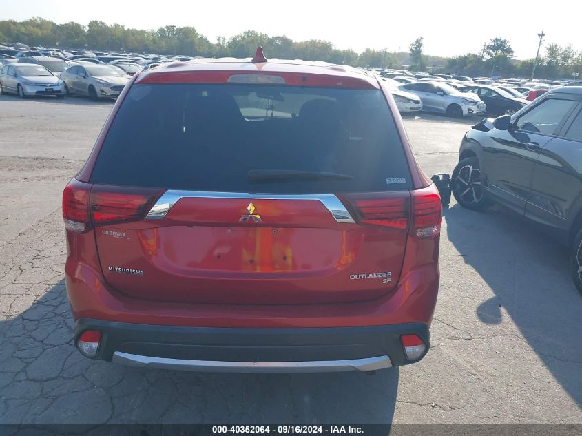 2018 Mitsubishi Outlander Se VIN: JA4AZ3A35JZ037749 Lot: 40352064