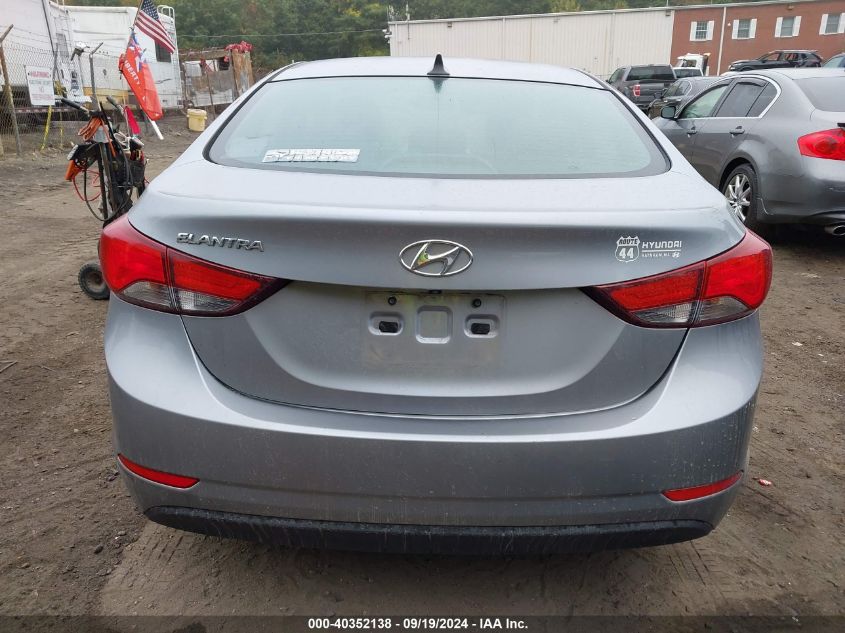 2015 Hyundai Elantra Se VIN: 5NPDH4AE5FH569837 Lot: 40352138