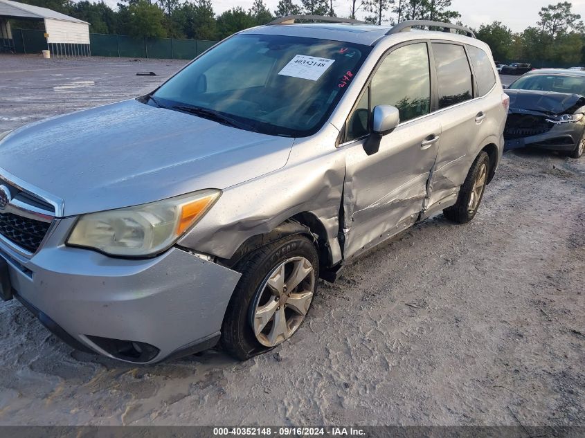 2014 Subaru Forester 2.5I Touring VIN: JF2SJAPC3EH550590 Lot: 40352148