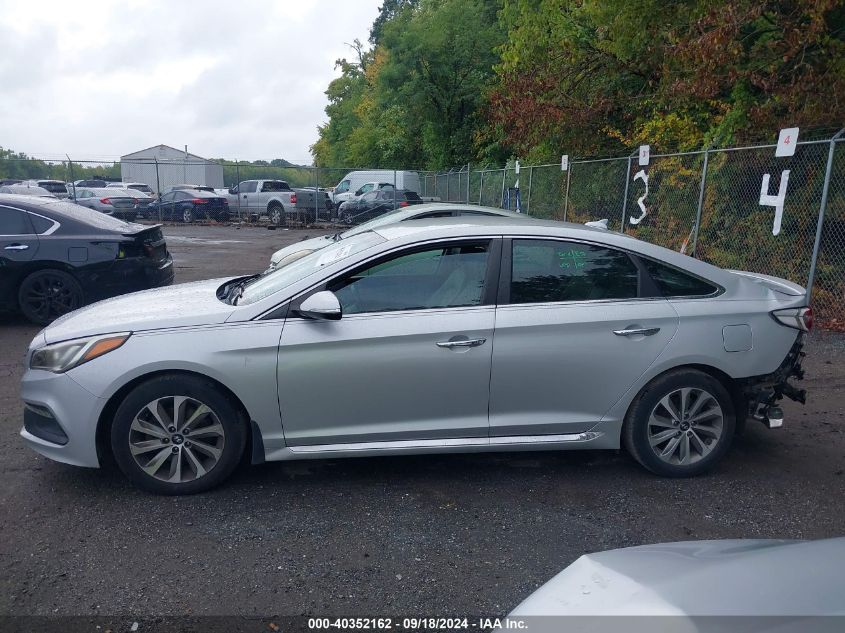 2015 Hyundai Sonata Sport/Limited VIN: 5NPE34AF3FH142023 Lot: 40352162