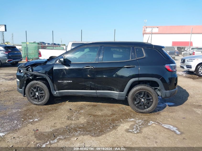 2018 Jeep Compass Sport 4X4 VIN: 3C4NJDAB1JT192141 Lot: 40352194