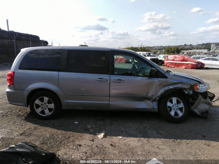 2014 Dodge Grand Caravan Se VIN: 2C4RDGBG1ER152011 Lot: 40352226