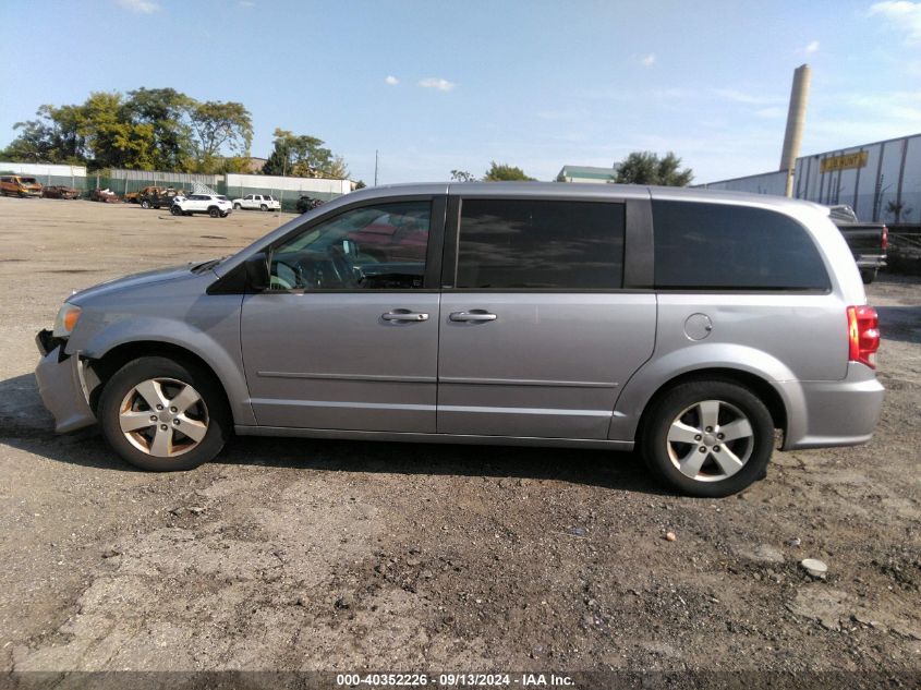 2014 Dodge Grand Caravan Se VIN: 2C4RDGBG1ER152011 Lot: 40352226