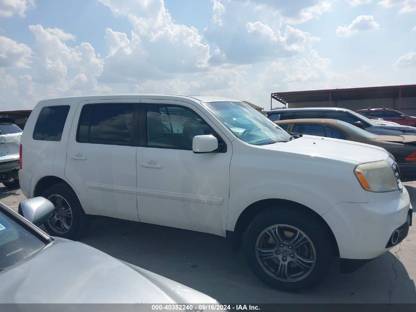 2013 Honda Pilot Ex-L VIN: 5FNYF3H57DB025181 Lot: 40352240