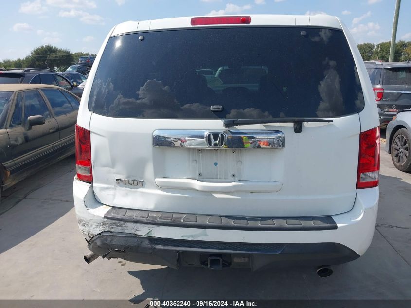 2013 Honda Pilot Ex-L VIN: 5FNYF3H57DB025181 Lot: 40352240