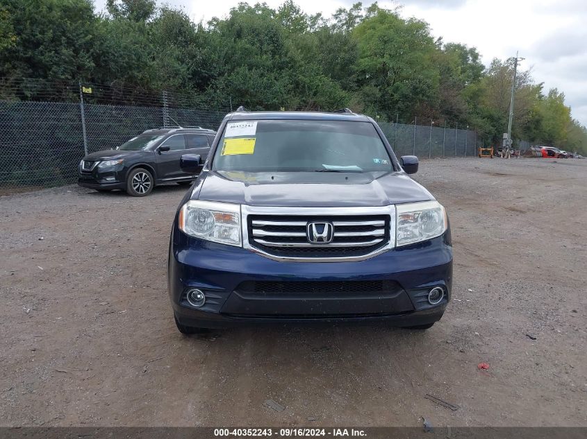 2014 Honda Pilot Touring VIN: 5FNYF4H99EB043269 Lot: 40352243