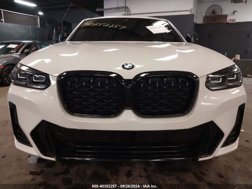 2024 BMW X4 xDrive30I VIN: 5UX33DT06R9U63095 Lot: 40352257