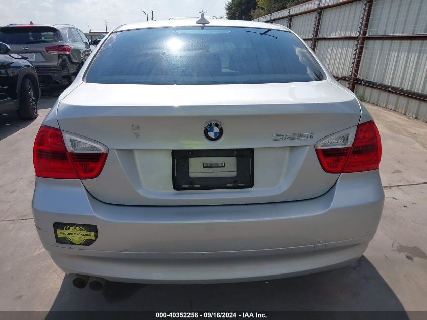 2006 BMW 325I VIN: WBAVB13546KX66174 Lot: 40352258