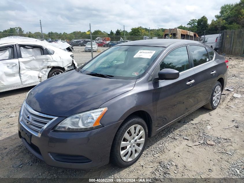 2015 Nissan Sentra Fe+ S/S/Sl/Sr/Sv VIN: 3N1AB7AP7FL656133 Lot: 40352259