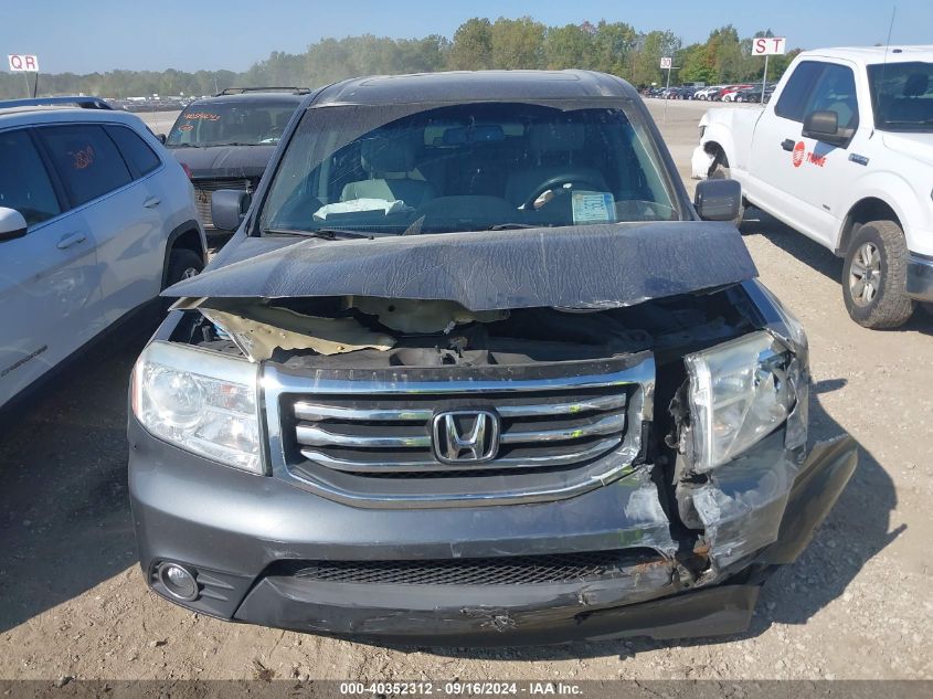 2012 Honda Pilot Exl VIN: 5FNYF4H56CB038265 Lot: 40352312