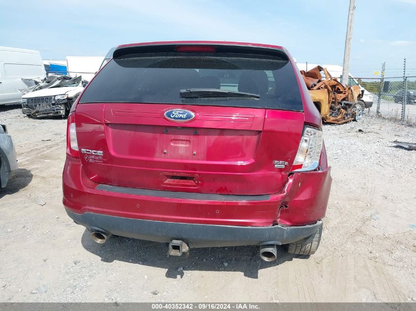 2013 Ford Edge Sel VIN: 2FMDK4JC6DBB49198 Lot: 40352342