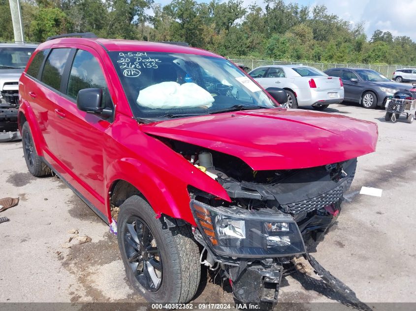 2020 Dodge Journey Se Value VIN: 3C4PDCAB3LT268133 Lot: 40352352