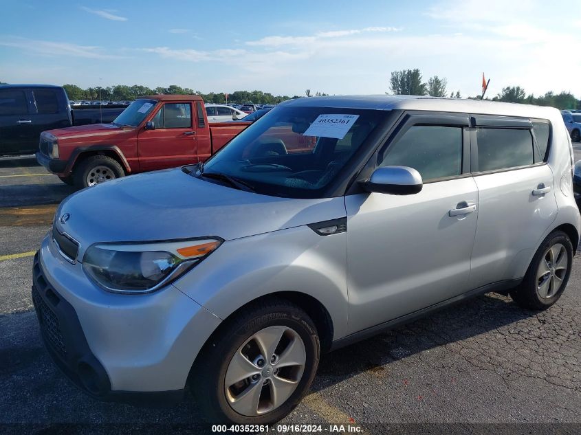 2014 Kia Soul VIN: KNDJN2A22E7704846 Lot: 40352361