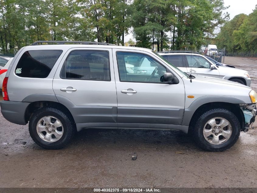 2002 Mazda Tribute Es V6/Lx V6 VIN: 4F2YU08182KM56887 Lot: 40352375