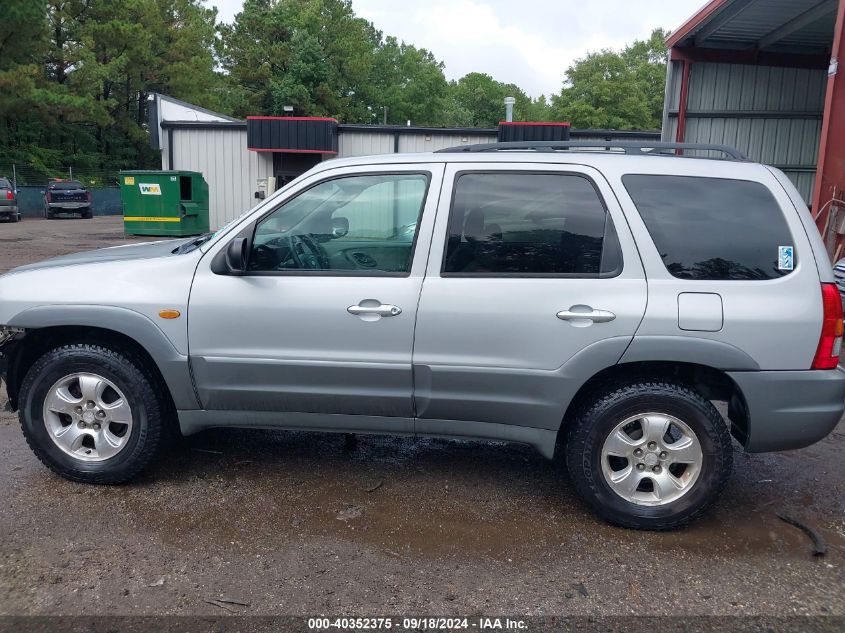 2002 Mazda Tribute Es V6/Lx V6 VIN: 4F2YU08182KM56887 Lot: 40352375