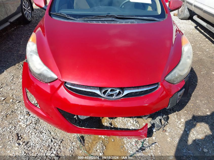 2013 Hyundai Elantra Gls VIN: KMHDH4AE4DU864412 Lot: 40352376