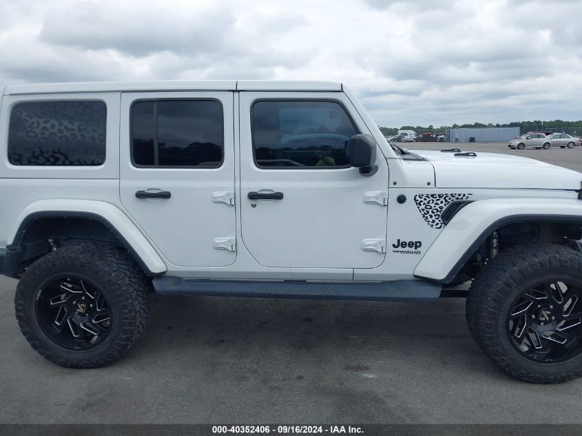 2021 Jeep Wrangler Unlimited Sahara Altitude 4X4 VIN: 1C4HJXEN6MW668546 Lot: 40352406