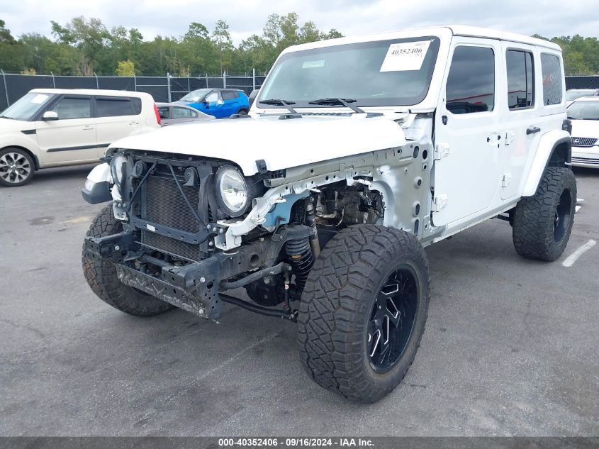 2021 Jeep Wrangler Unlimited Sahara Altitude 4X4 VIN: 1C4HJXEN6MW668546 Lot: 40352406