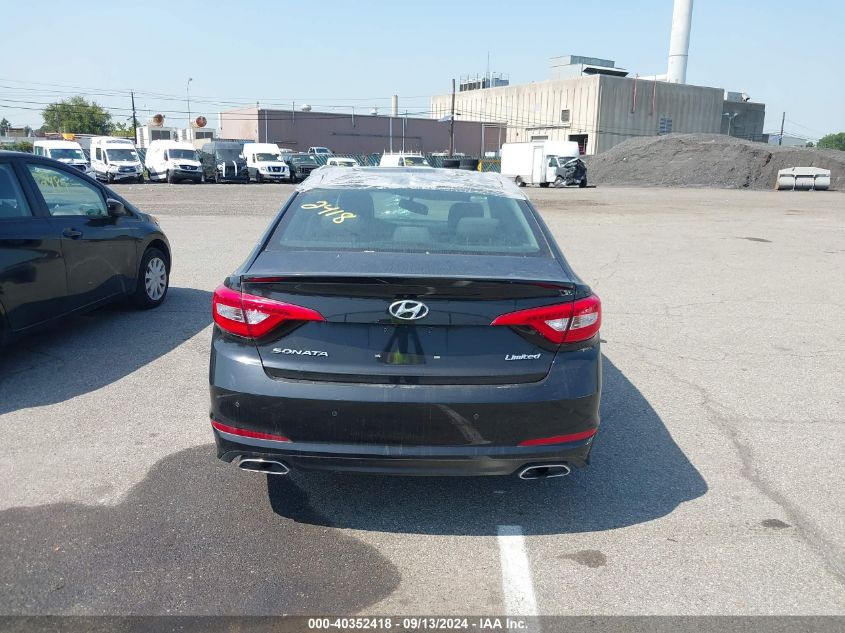 2016 HYUNDAI SONATA LIMITED - 5NPE34AF9GH289741