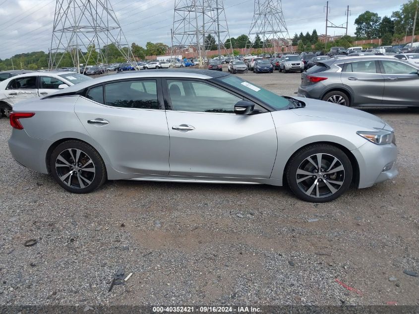 2018 Nissan Maxima 3.5 Sl VIN: 1N4AA6AP0JC387025 Lot: 40352421