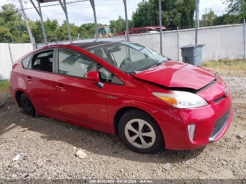 2013 Toyota Prius Three VIN: JTDKN3DU8D1722602 Lot: 40352424