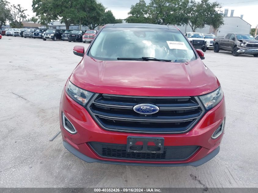 2015 Ford Edge Sport VIN: 2FMTK4APXFBB67754 Lot: 40352426