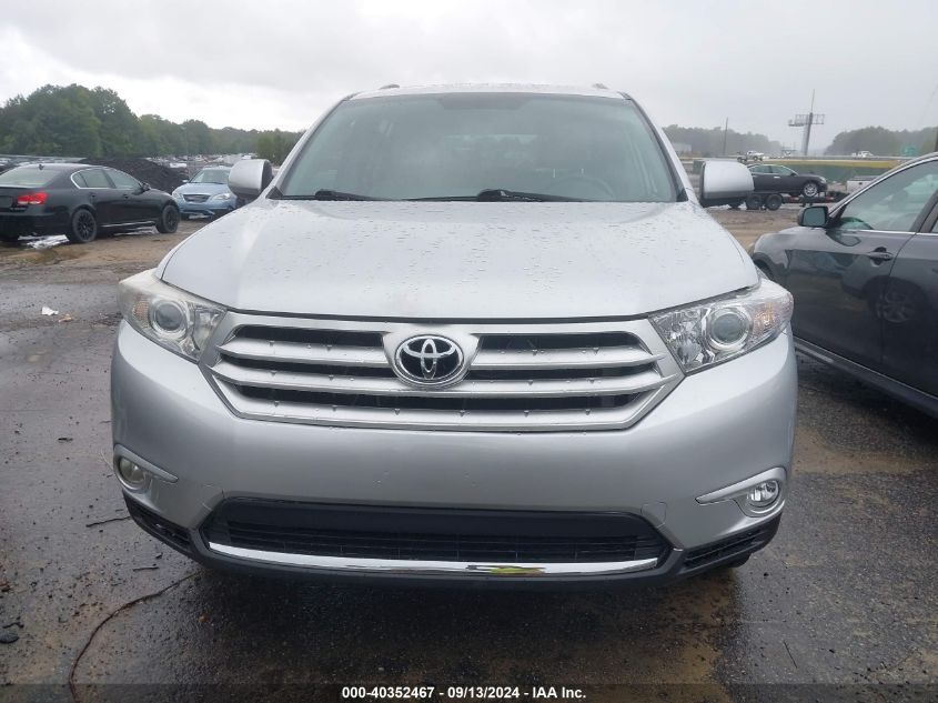 2013 Toyota Highlander Base Plus V6 VIN: 5TDZK3EH6DS135522 Lot: 40352467