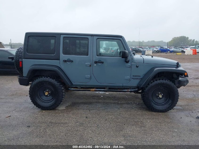 2015 Jeep Wrangler Unlimited Freedom Edition/Sport/Willys Wheeler VIN: 1C4BJWDG2FL542711 Lot: 40352492